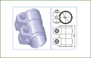 ABRAÇADEIRA VW19